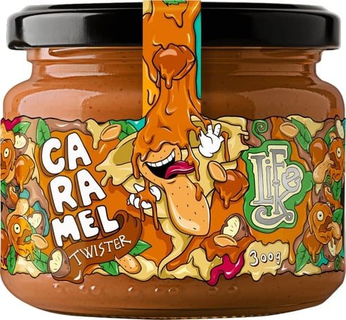 Levně LifeLike Caramel Twister 300g