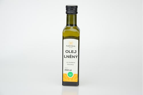 Levně Natural Jihlava Olej lněný za studena lisovaný Natural 250ml