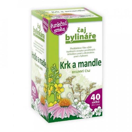 Levně Apotheke Čaj Bylinář Krk a mandle 40 sáčků