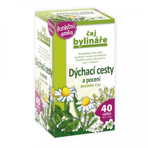 Levně Apotheke Bylinář Dýchací cesty a pocení 40 sáčků