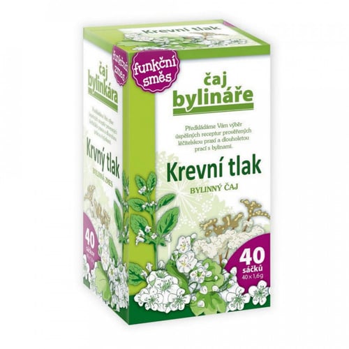 Levně Apotheke Čaj Bylináře krevní tlak 40 sáčků