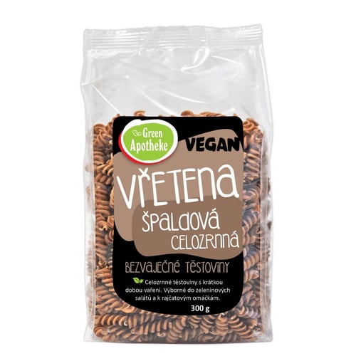 Levně Green Apotheke Vřetena špaldová celozrnná