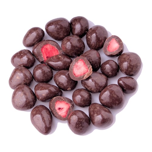 Levně Ochutnej Ořech Lyofilizované jahody v hořké čokoládě 1 kg