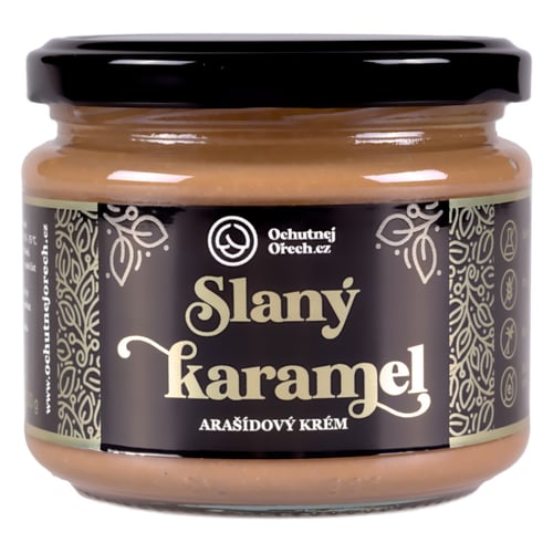 Levně Ochutnej Ořech Arašídové máslo SLANÝ KARAMEL 300g