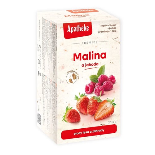 Levně Apotheke Malina a jahoda 20 sáčků