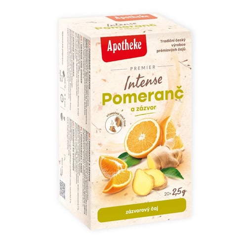 Levně Apotheke Premiere Čaj Pomeranč a zázvor 20 sáčků