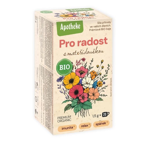 Levně Apotheke Pro radost čaj BIO 20 sáčků