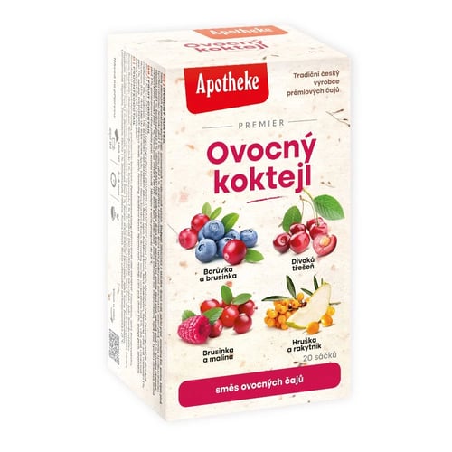 Levně Apotheke Ovocný koktejl 4v1 20 sáčků
