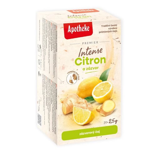 Levně Apotheke Premier Intense Citron a zázvor 20 sáčků