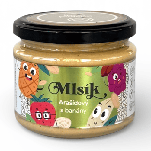 Levně Ochutnej Ořech Mlsík krém arašídový s banány