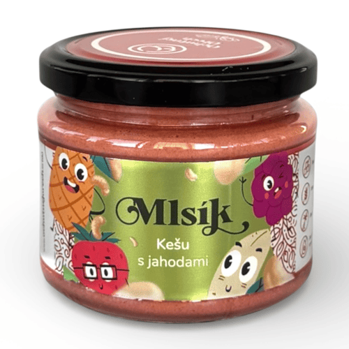 Levně Ochutnej Ořech Mlsík krém kešu s jahodami